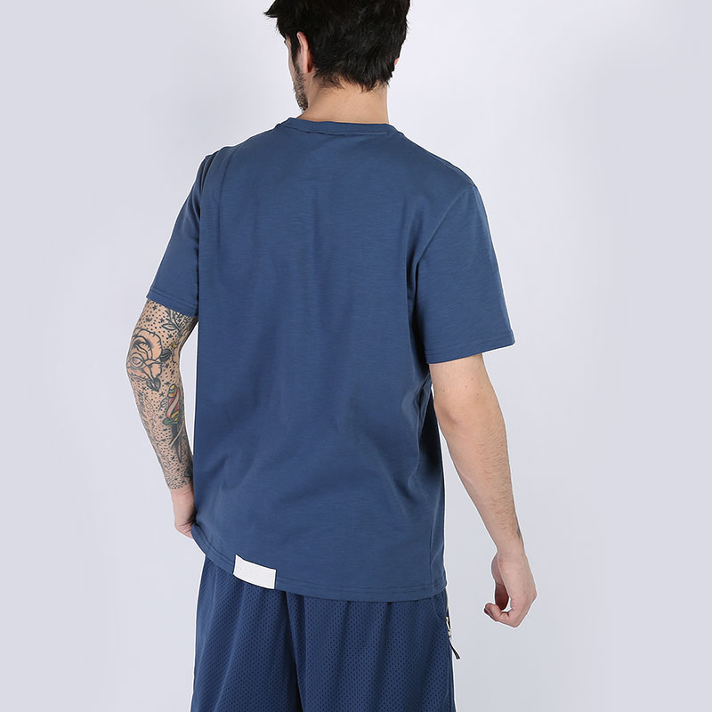 мужская синяя футболка PUMA Pull Up SS Tee 59874002 - цена, описание, фото 5